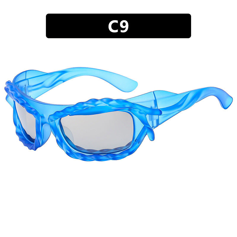Unisex Sportieve Zonnebril Met Verstelbare Neuspads 4