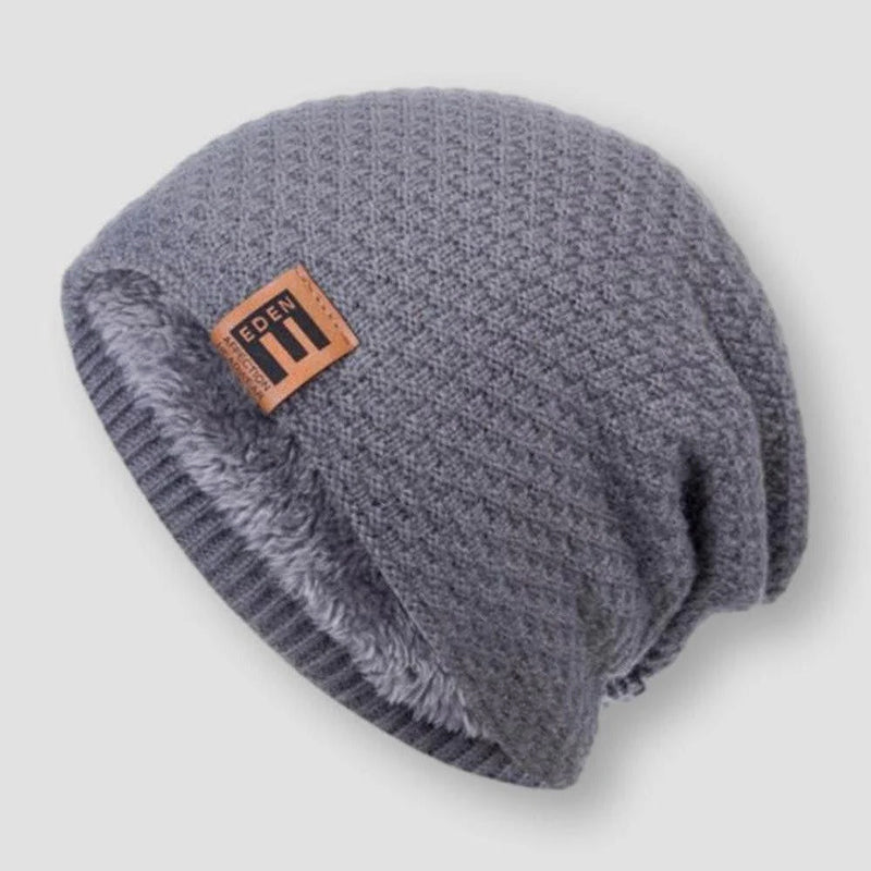 Unisex Thermische Gebreide Muts Wafelpatroon 1