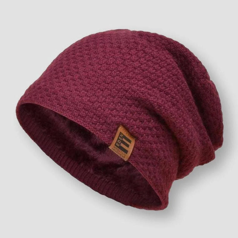 Unisex Thermische Gebreide Muts Wafelpatroon 3