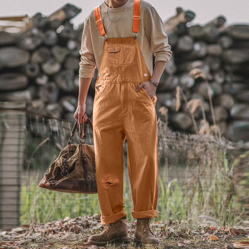 Unisex Tuinbroek Met Variabele Draagriemen 2