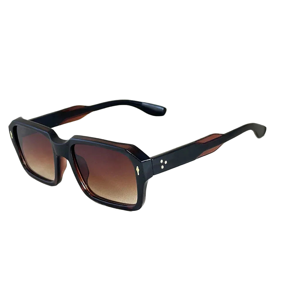 Unisex Vierkante Zonnebril Vintage Stijl 6