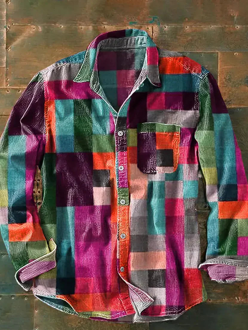 Unisex Vintage Poloshirt Casual Stijl 1