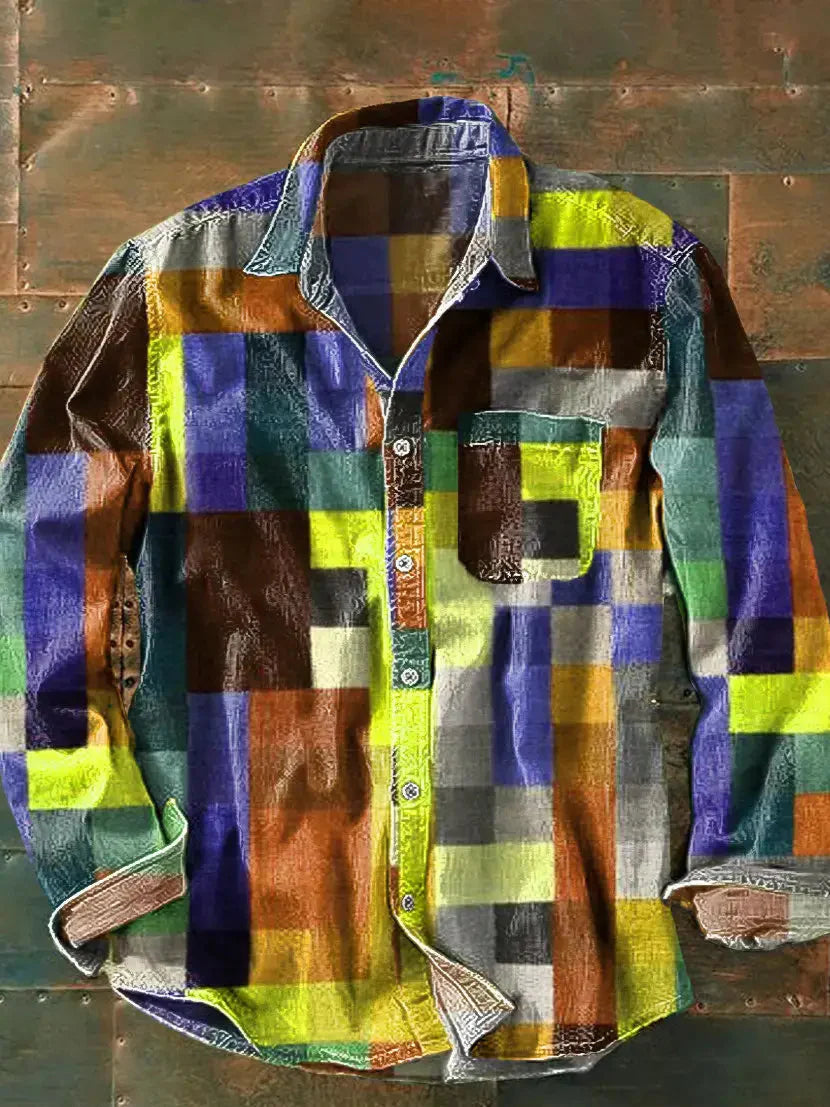 Unisex Vintage Poloshirt Casual Stijl 3