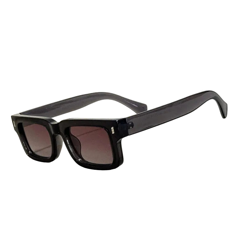 Unisex Vintage Zonnebril Met Gedurfd Frame 0