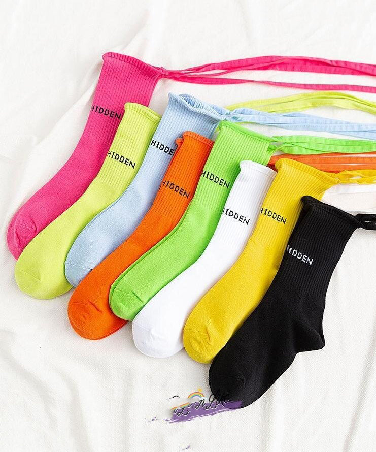 Unisex Zomerband Kruissokken in Japanse Stijl 4