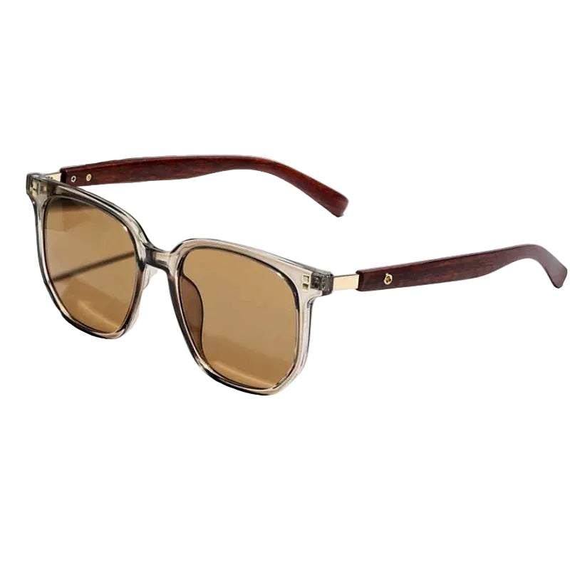 Unisex Zonnebril Vintage Houten Stijl 0