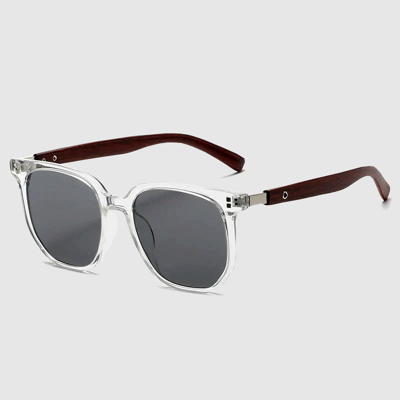 Unisex Zonnebril Vintage Houten Stijl 2