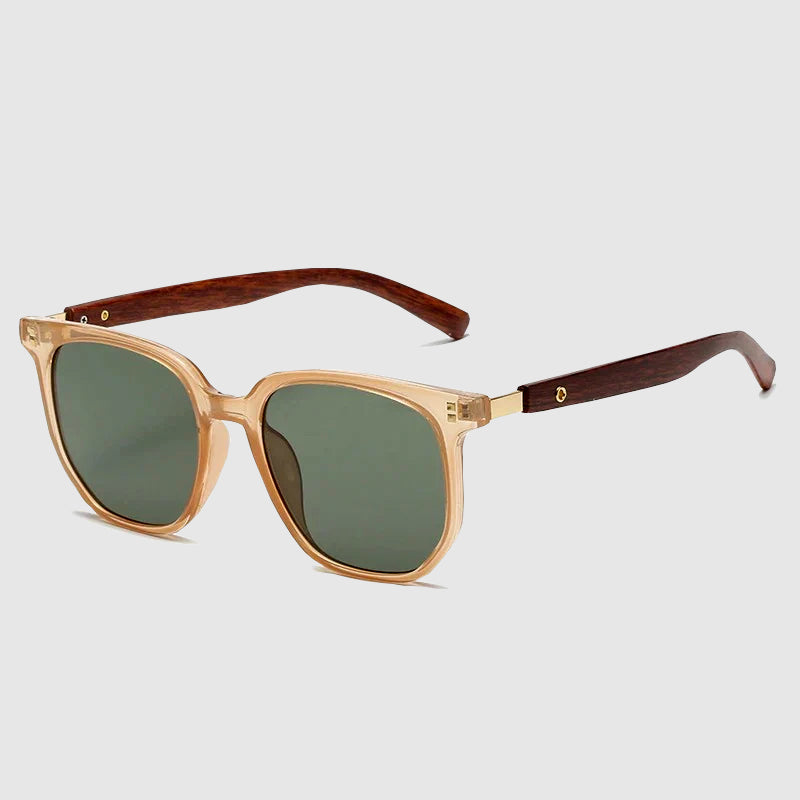 Unisex Zonnebril Vintage Houten Stijl 3