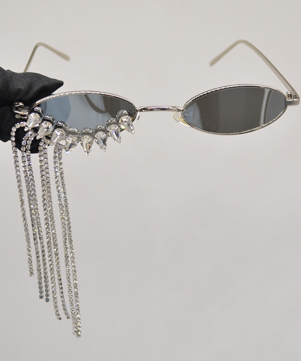 Unisex Zonnebril Zwarte Stijlvolle Accessoire Met Kwastjes 1