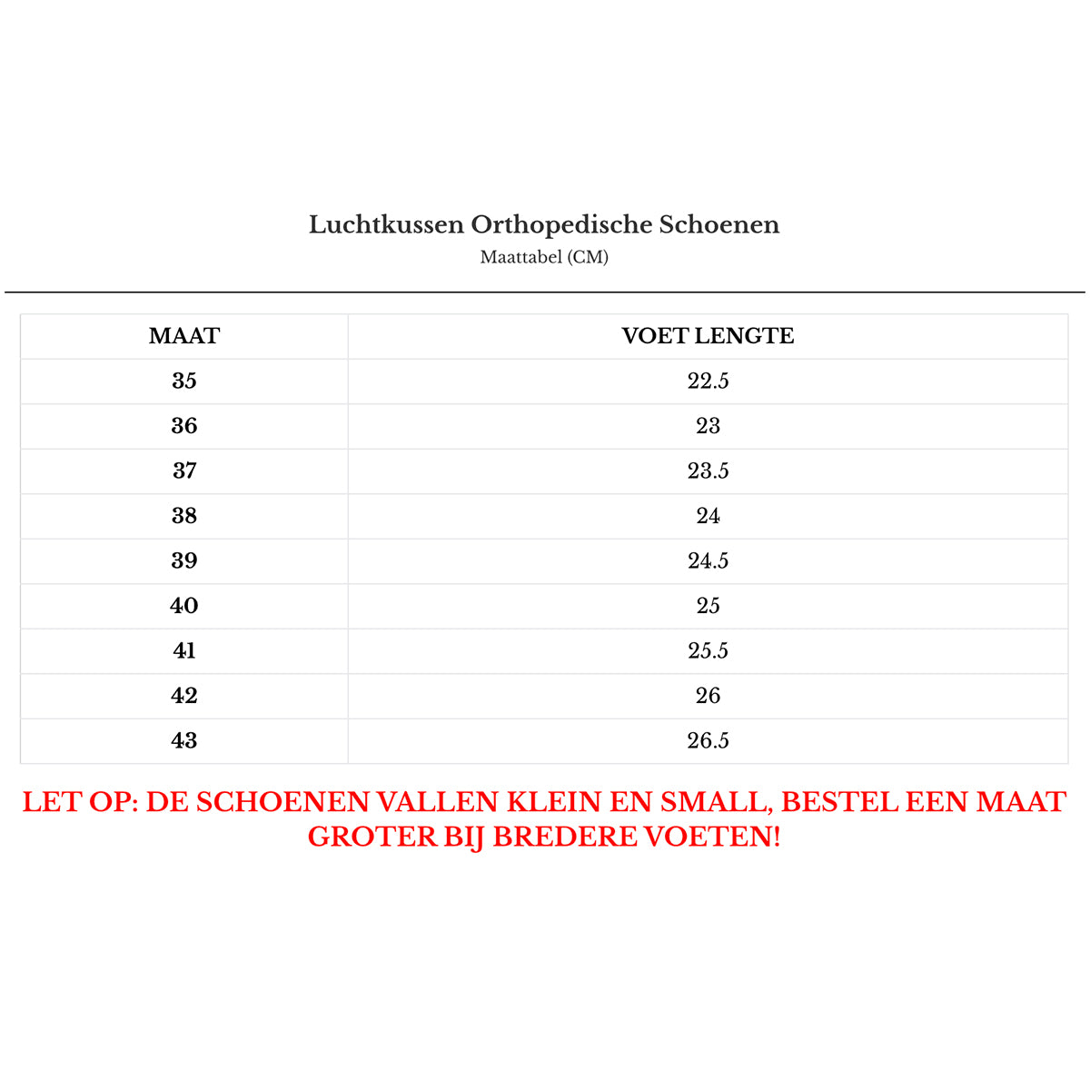 Luchtkussen Orthopedische Schoenen