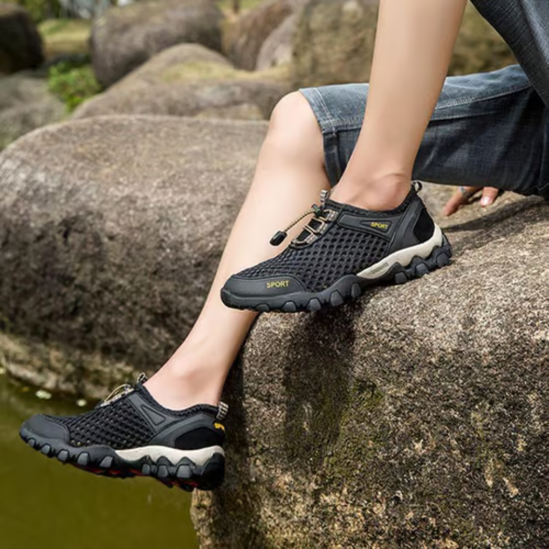 Ademende wandelschoenen voor heren