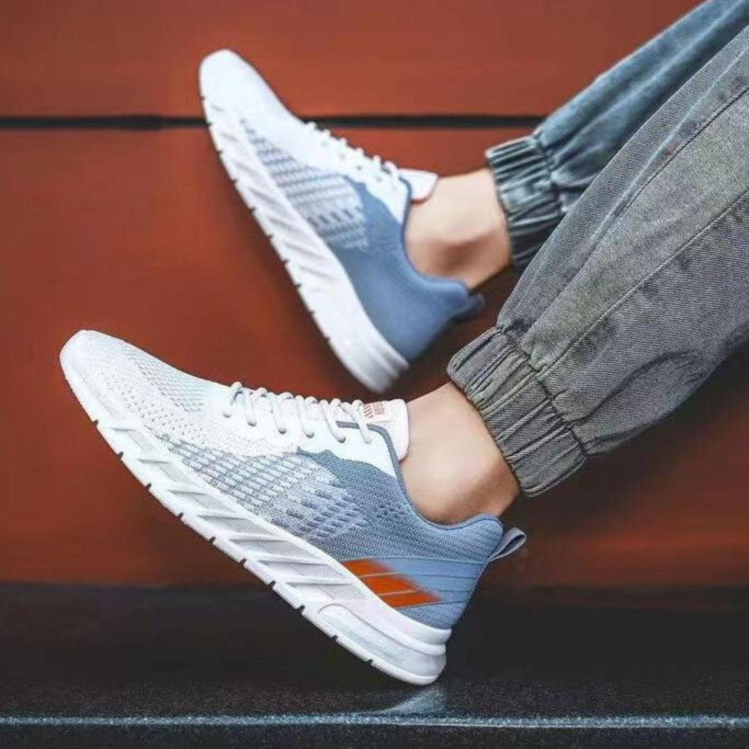 Heren Ademend Gebreide Sportschoenen