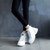 Dames Lage Laarzen Elegant Kunstleer 4