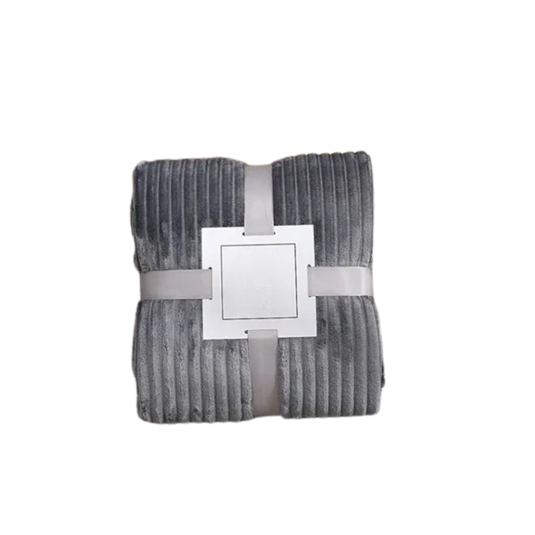 Gestreepte Flanellen Deken