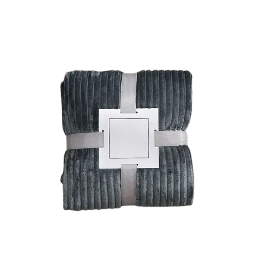 Gestreepte Flanellen Deken