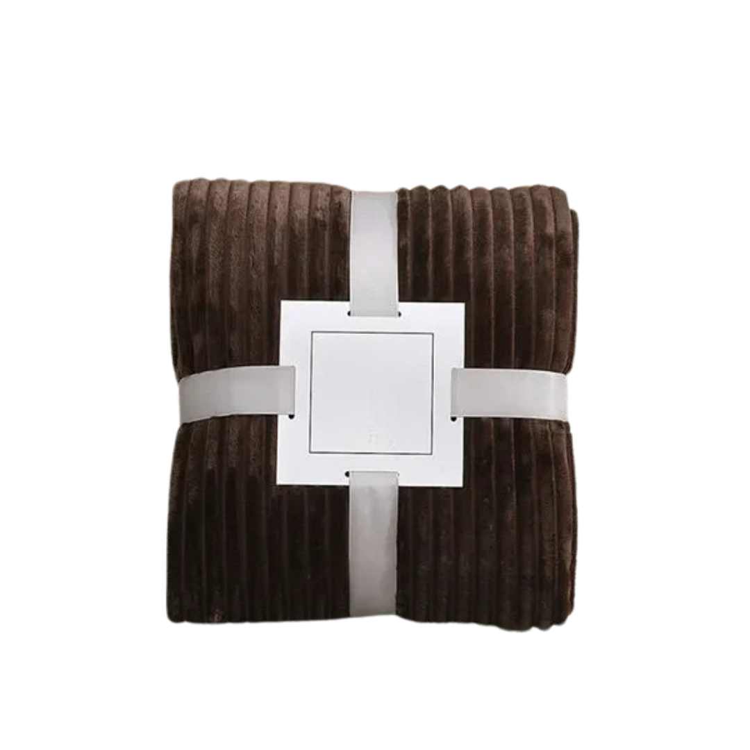 Gestreepte Flanellen Deken