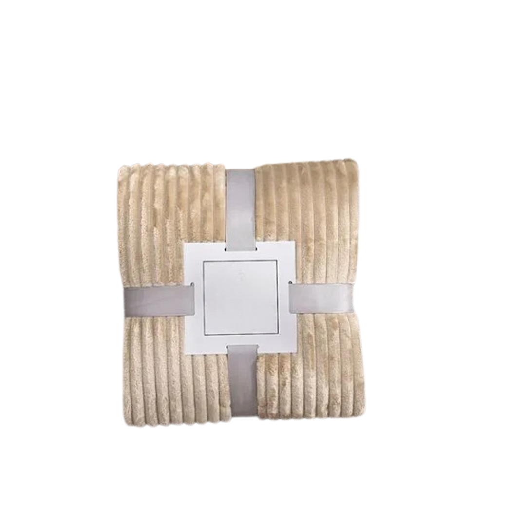 Gestreepte Flanellen Deken