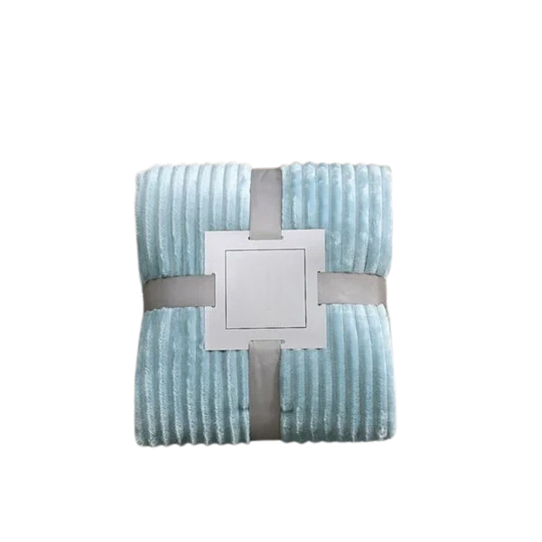 Gestreepte Flanellen Deken