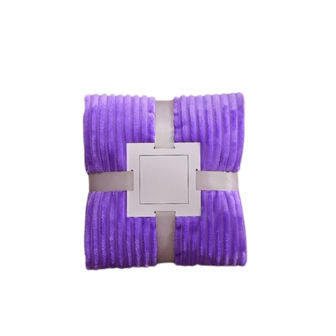 Gestreepte Flanellen Deken