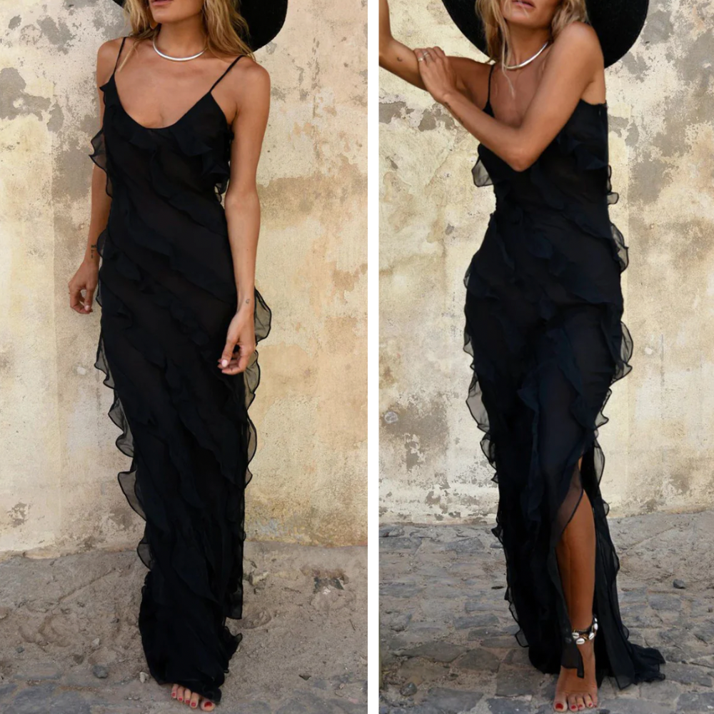 Variant image for Dames Maxi Jurk Elegante Zomerstijl Lichte Stof voor Comfortabele Pasvorm-7