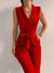 Variant image for Dames Jumpsuit Feestelijk Mouwloos V-hals Polyester-17