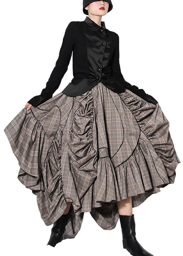 Vrouwen A-Lijn Rok met Asymmetrisch Design 2