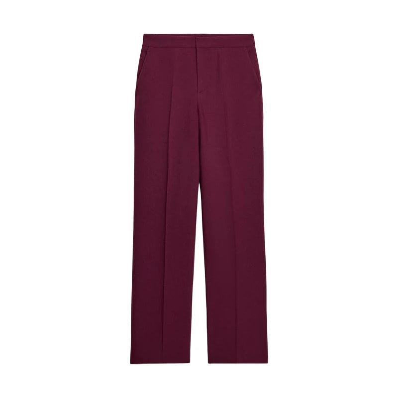 Vrouwen Blazer en Broek Set met Revers 8