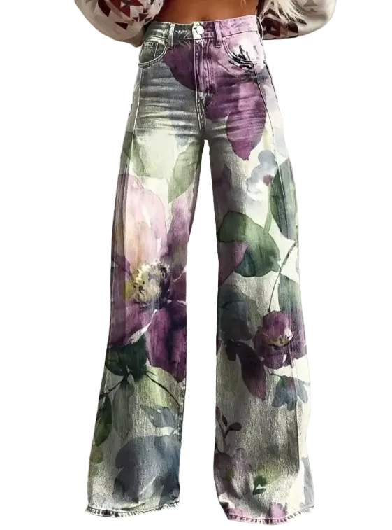 Vrouwen Boho Broek Vintage Stijl 0