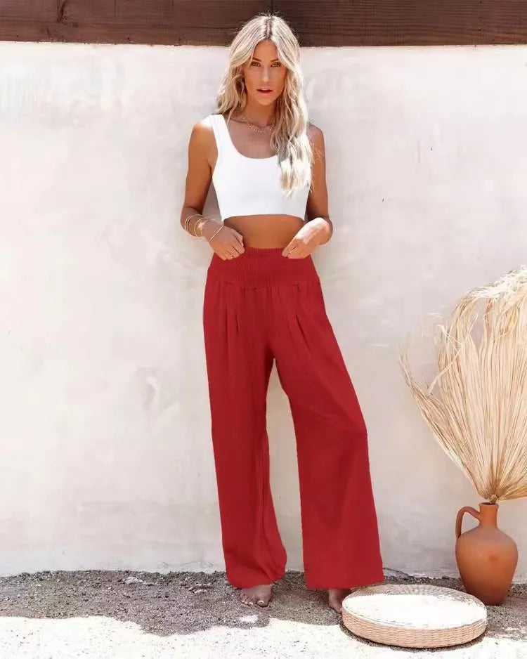 Vrouwen Brede Pantalon Ademend Nylon Katoen Polyester 7
