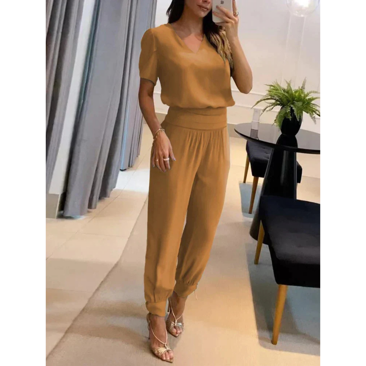 Vrouwen Casual Set Top en Broek 3