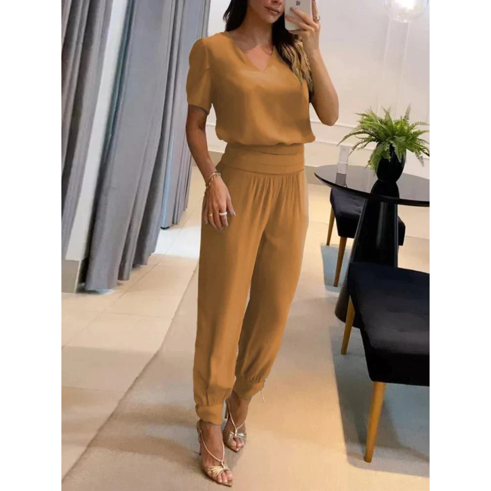 Vrouwen Casual Set Top en Broek 3