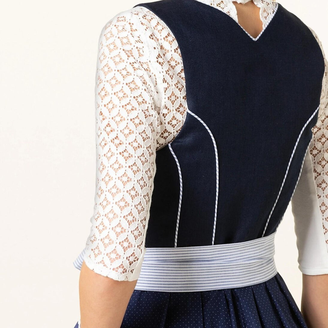 Vrouwen Dirndl Jurk Mouwloos met Schürze voor Oktoberfest en Feestelijke Gelegenheden 2