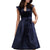 Vrouwen Dirndlkleid Marineblauw met Schürze 0