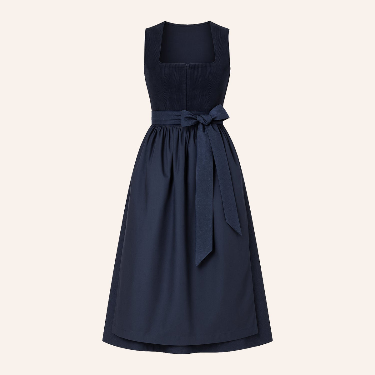 Vrouwen Dirndlkleid Marineblauw met Schürze 1