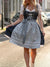 Vrouwen Dirndlkleid Traditioneel Blauw met Schürze 3
