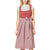 Vrouwen Dirndlkleid met Schürze Traditioneel Bavarian Stijl 0