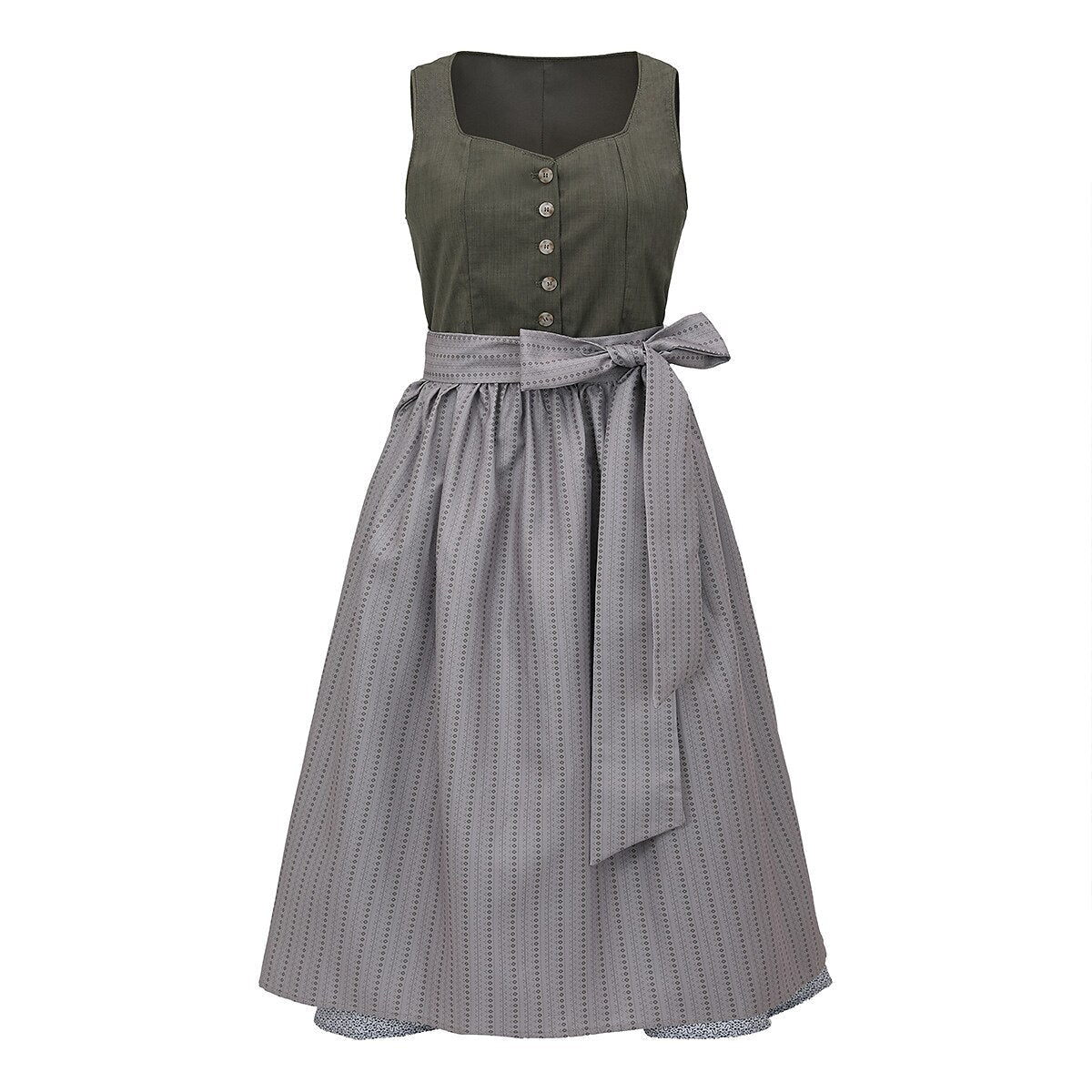 Vrouwen Dirndlkleid met Schürze Traditioneel Bavarian Stijl 1