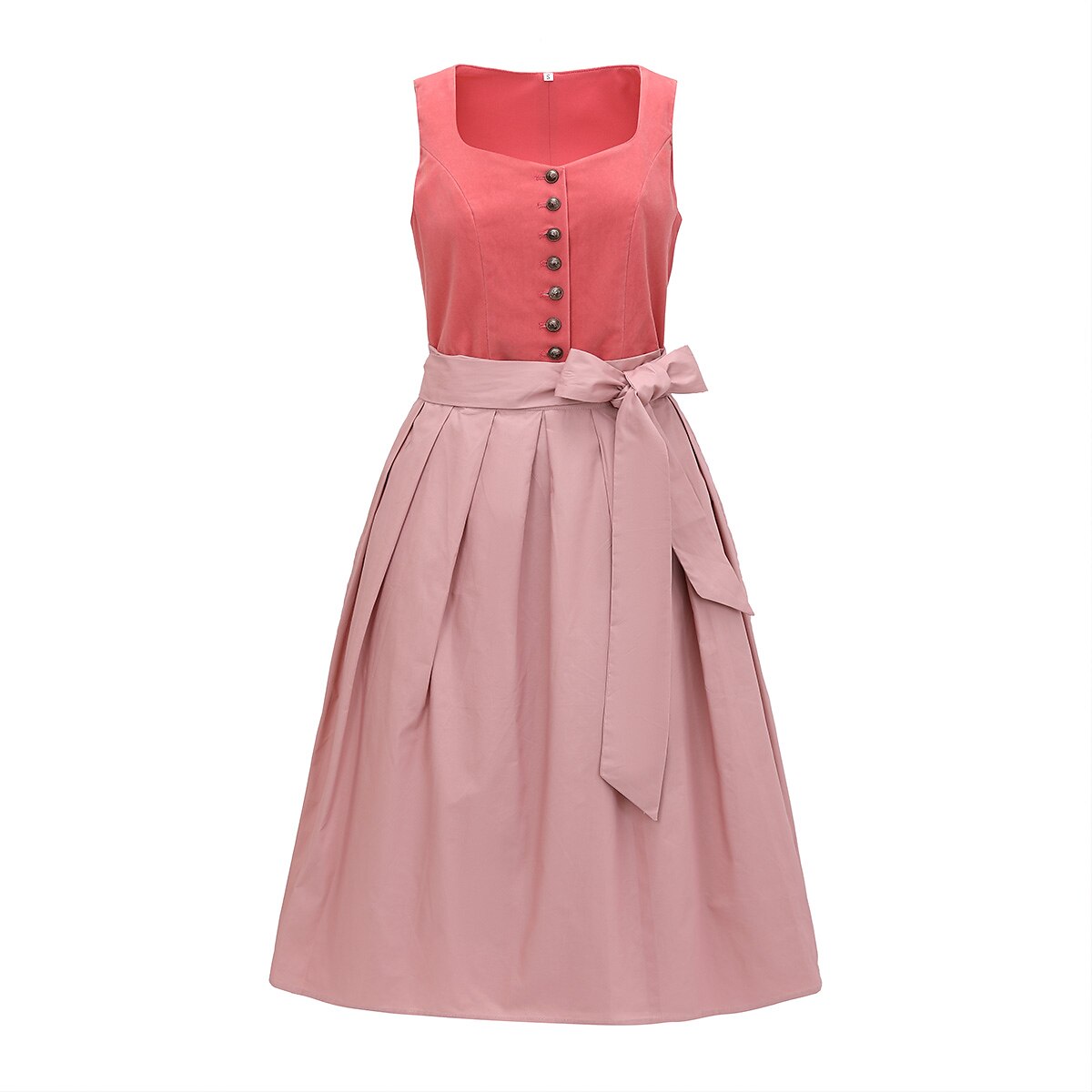 Vrouwen Dirndlkleid met Schürze Traditioneel Bavarian Stijl 1