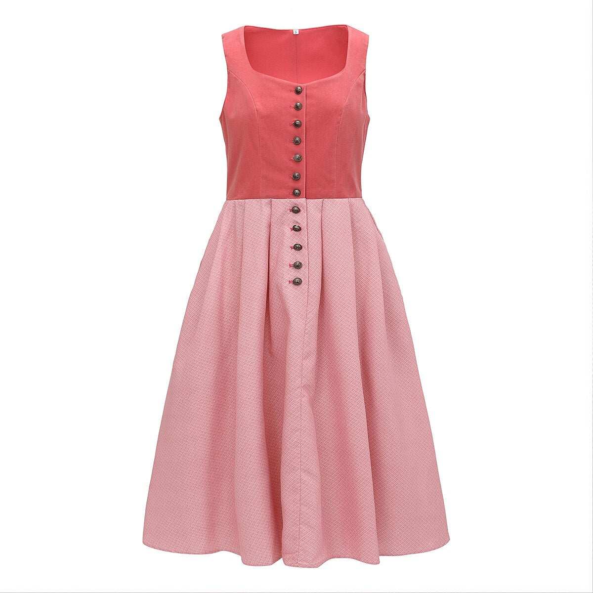 Vrouwen Dirndlkleid met Schürze Traditioneel Bavarian Stijl 3