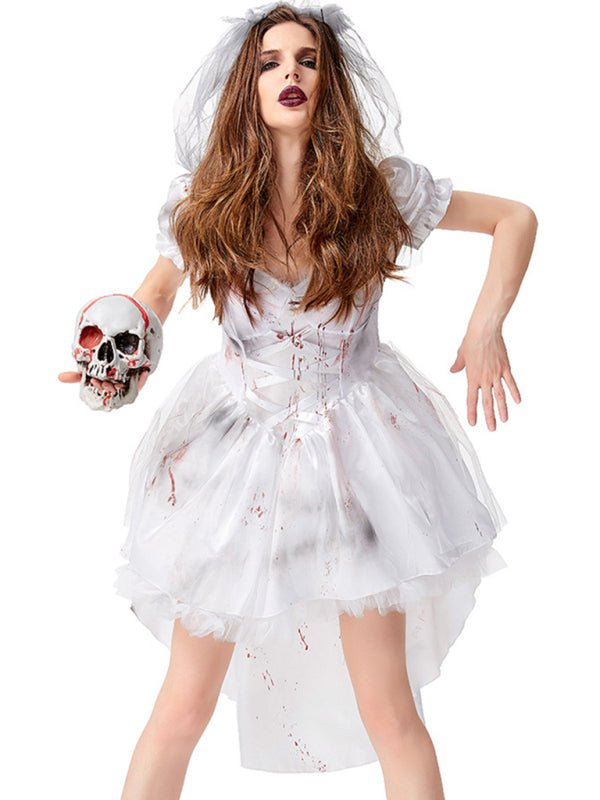 Vrouwen Halloween Kostuum Vampirbraut Mini Stijl 1