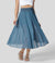 Vrouwen Hoge Taille 2-in-1 Rok Elegante Stijl 14