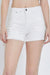 Vrouwen Hoge Taille Shorts met Strass Franje Wit 2