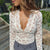 Vrouwen Lace Top Elegante Chic 5