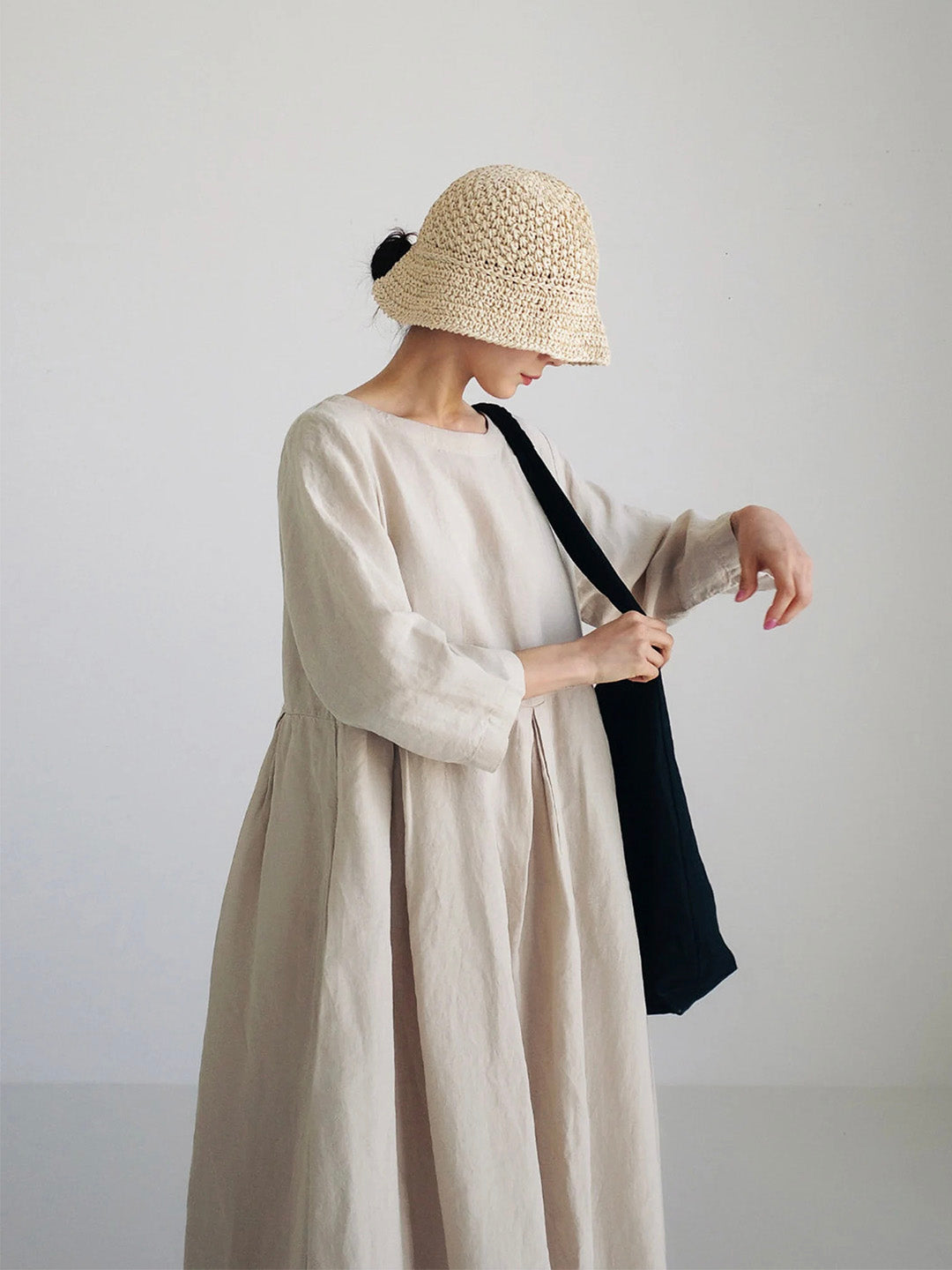 Vrouwen Maxi Jurk Met Zakken 3