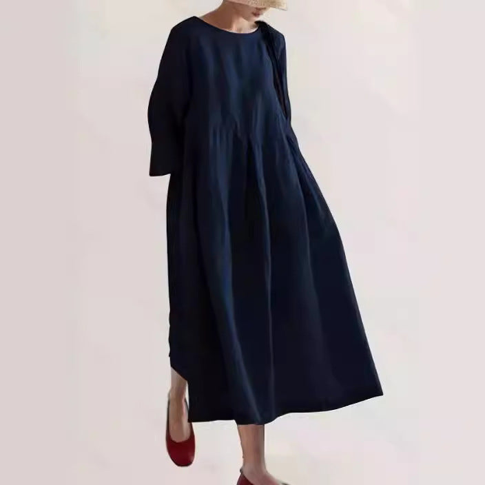 Vrouwen Maxi Jurk Met Zakken 9