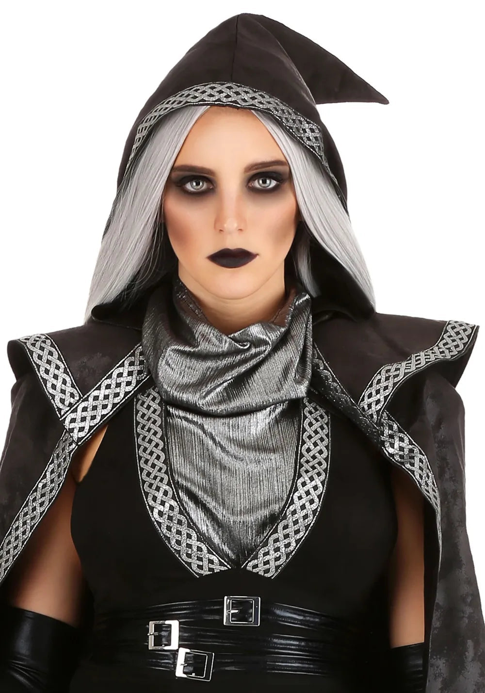 Vrouwen Maxi Kostuum Gotische Hexe met Lange Mouwen 2