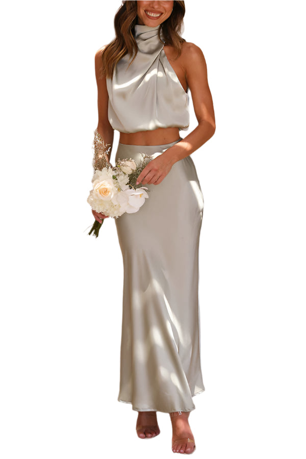 Vrouwen Maxirok Set Moderne Stijl 0
