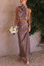 Vrouwen Maxirok Set Moderne Stijl 11