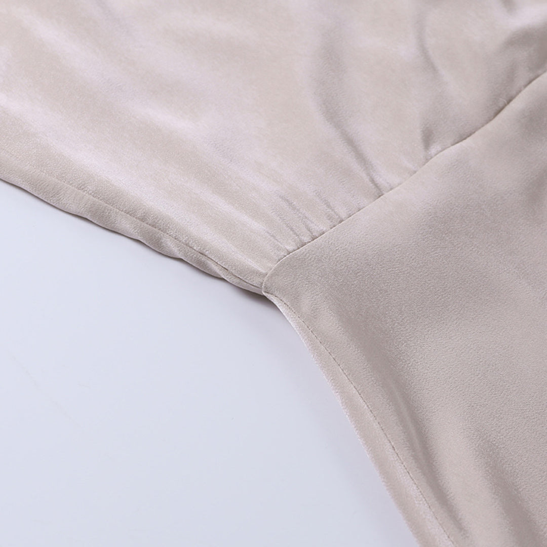 Vrouwen Midi-Jurk Met Hoge Split Van Katoen 7