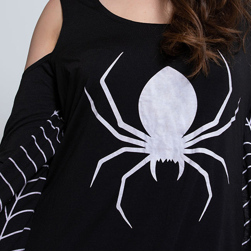 Vrouwen Mini Kostuum Gothic Spider Halloween 5